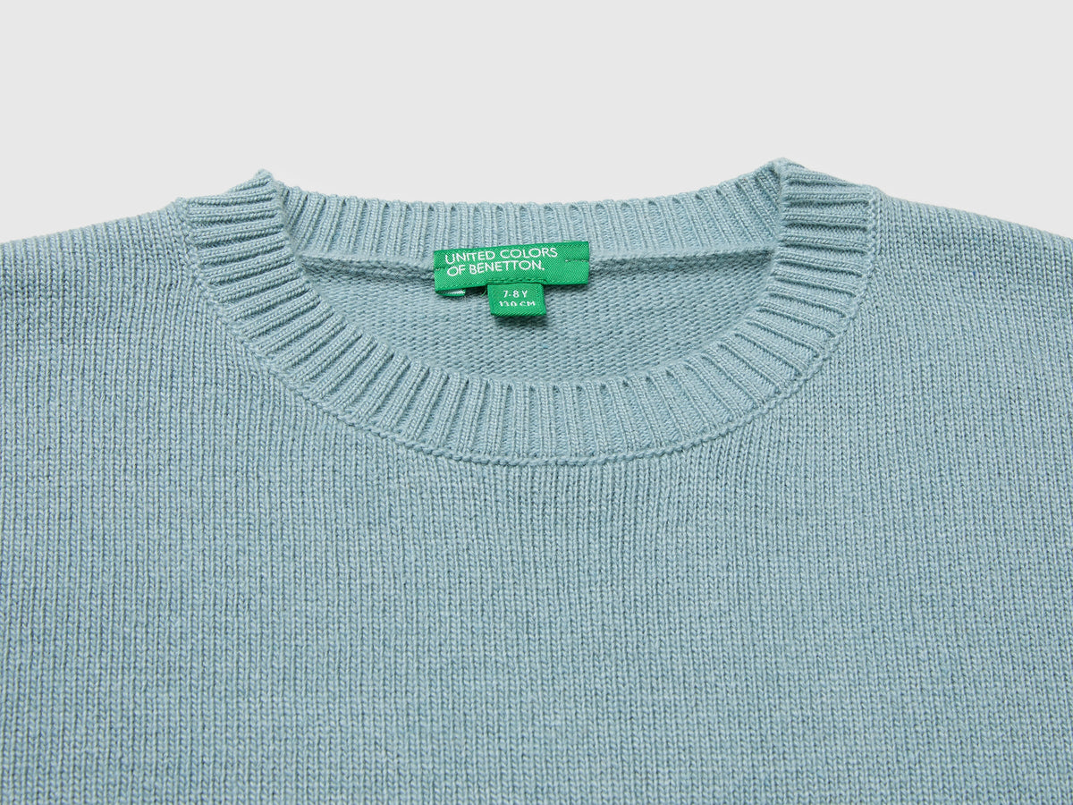 Maglia in misto lana e viscosa