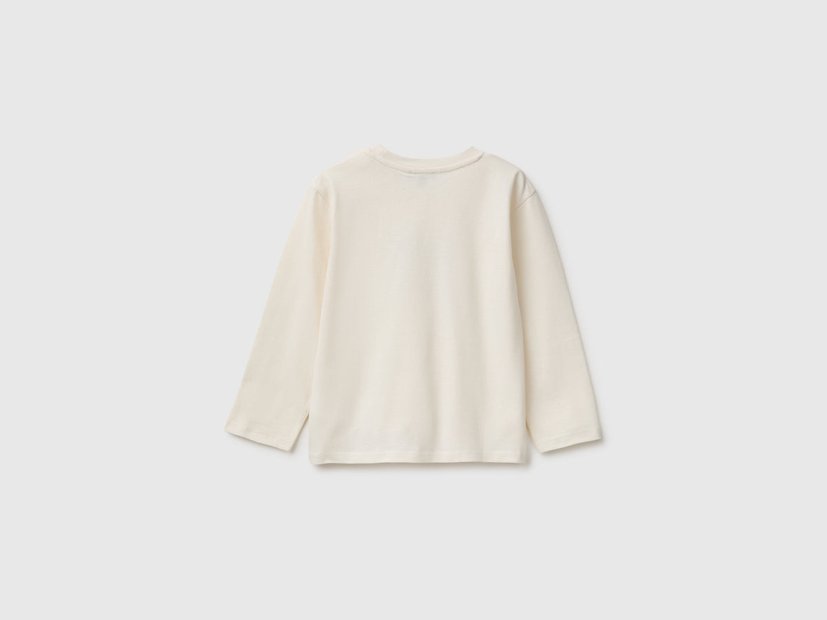 T-shirt manica lunga con stampa