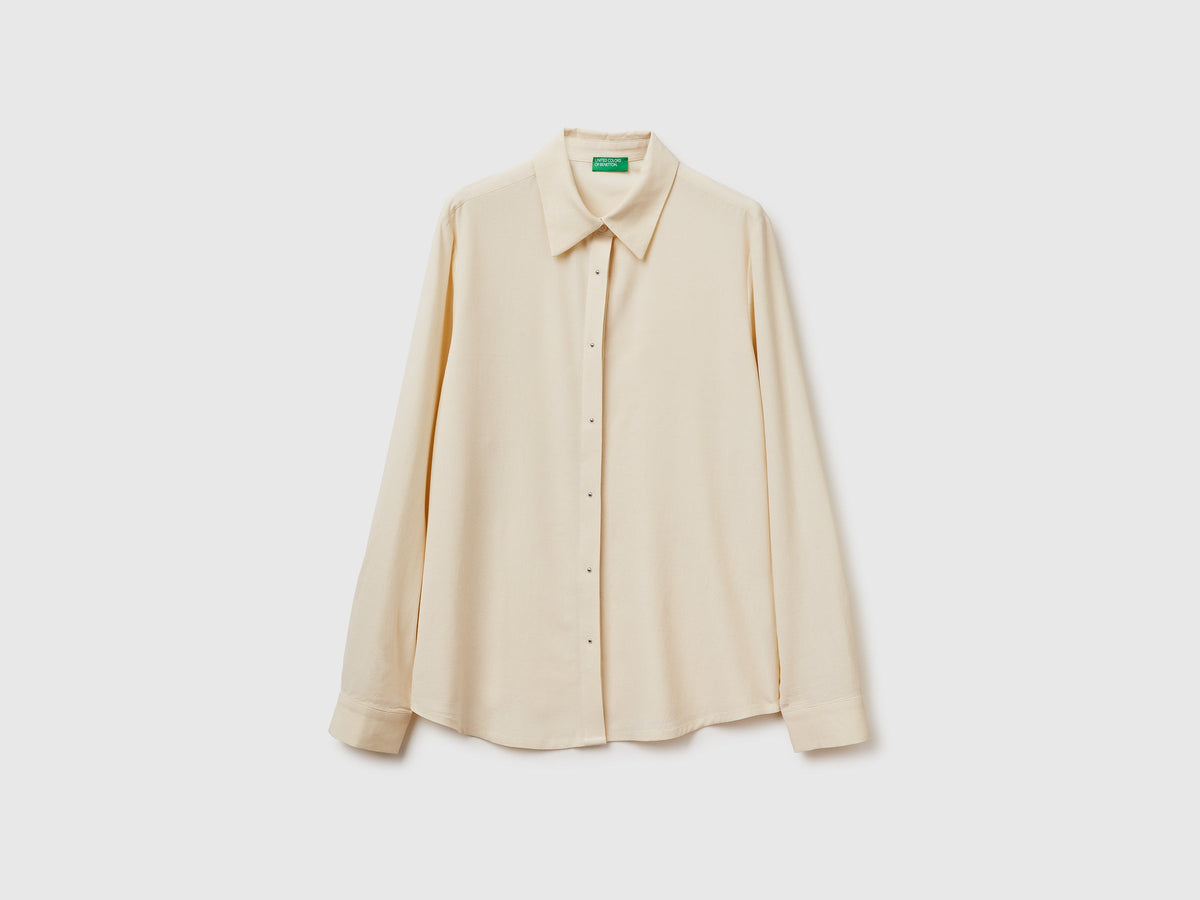 Camicia in crêpe
