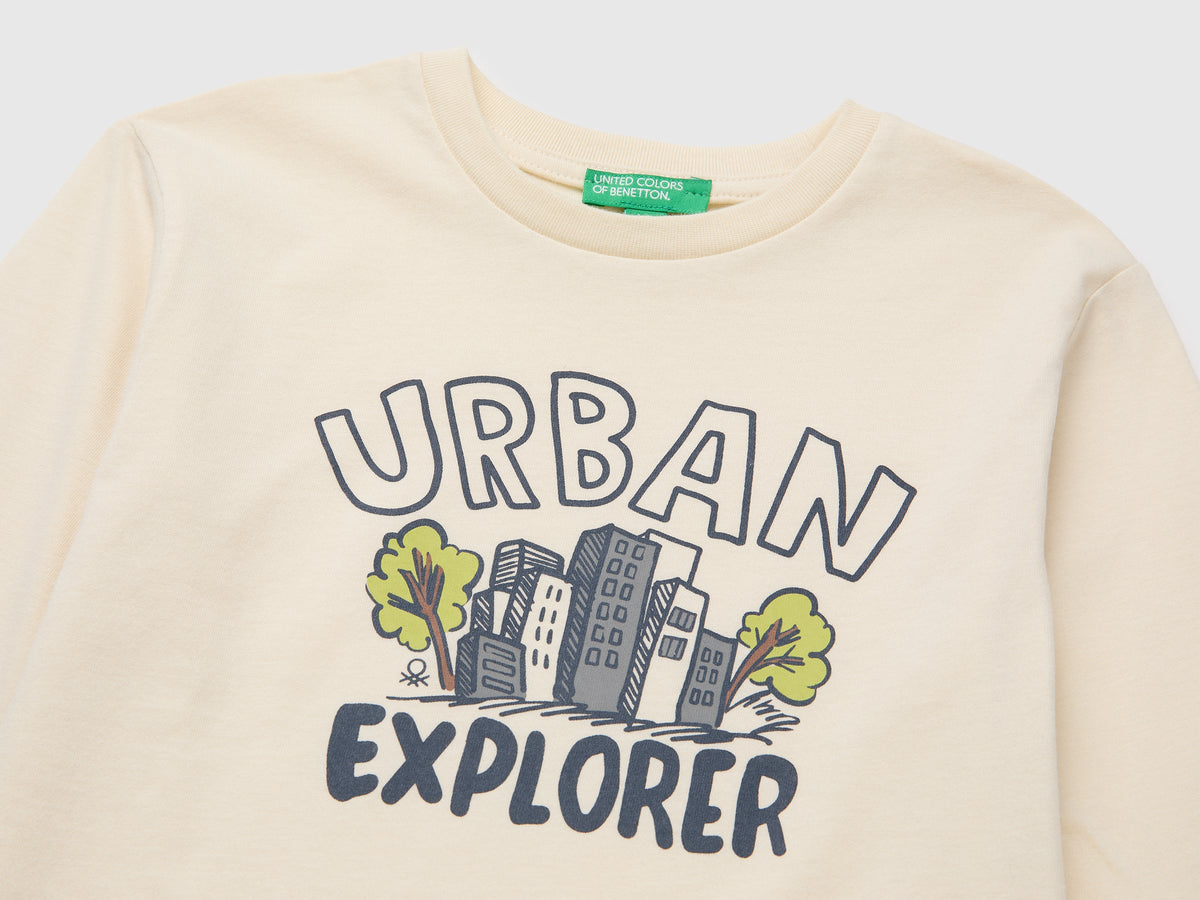 T-shirt 100% cotone bio con stampa