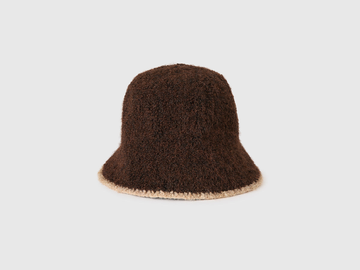 Cappello in misto lana bouclè