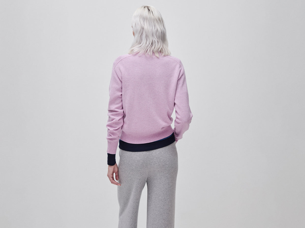 Maglia dolcevita in misto cashmere