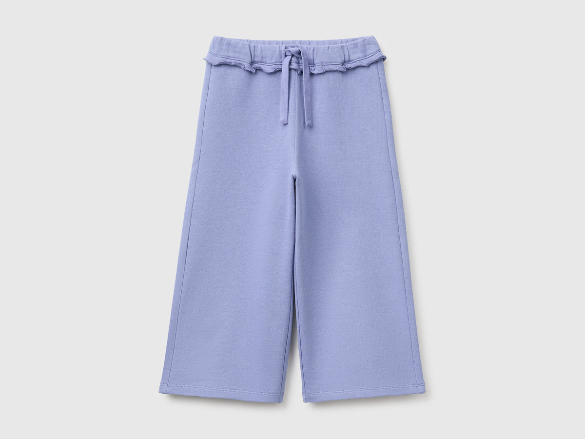 Pantaloni in felpa con rouches
