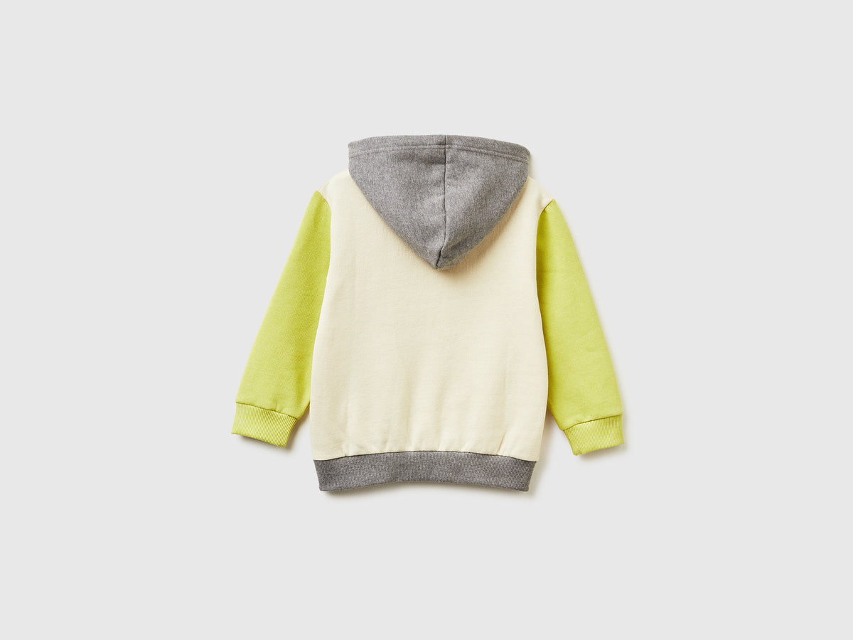 Felpa con cappuccio e zip