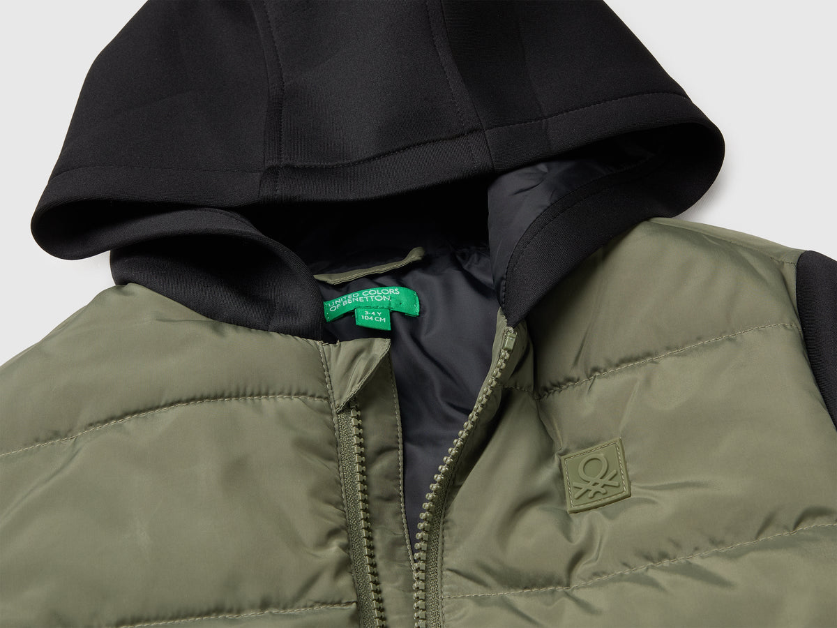 Giubbotto con inserti in neoprene