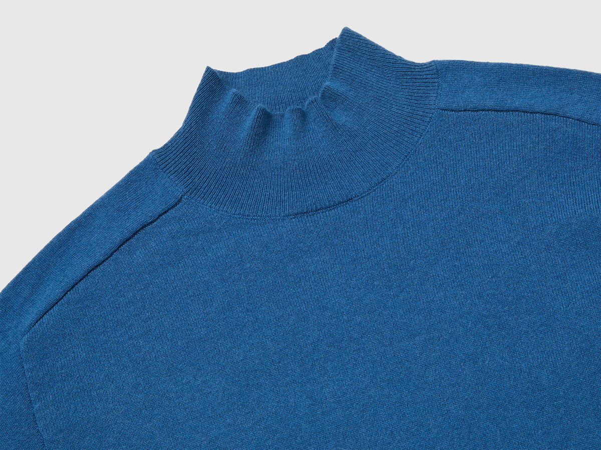 Maglia dolcevita in misto cashmere
