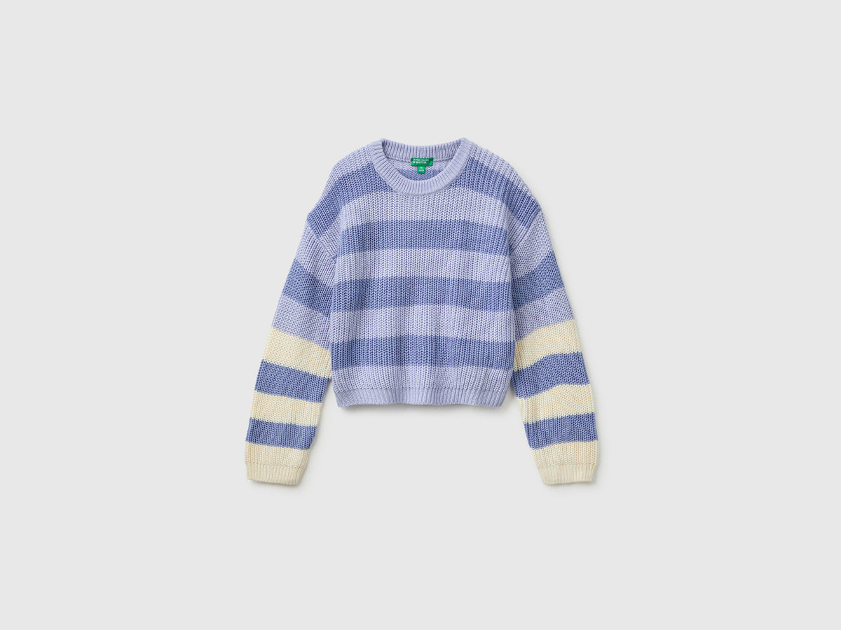 Maglia a righe bicolor