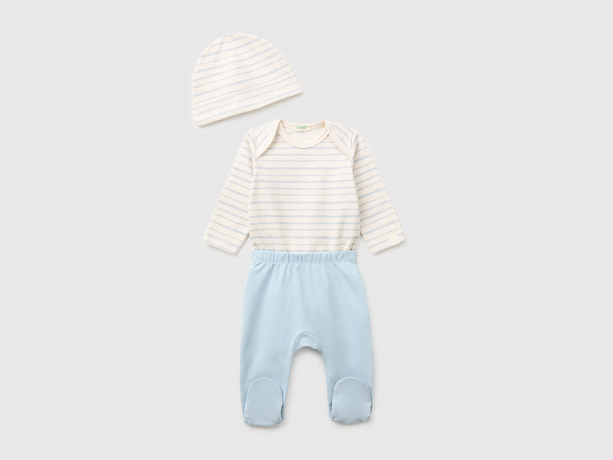 Set body, pantaloni e cuffietta