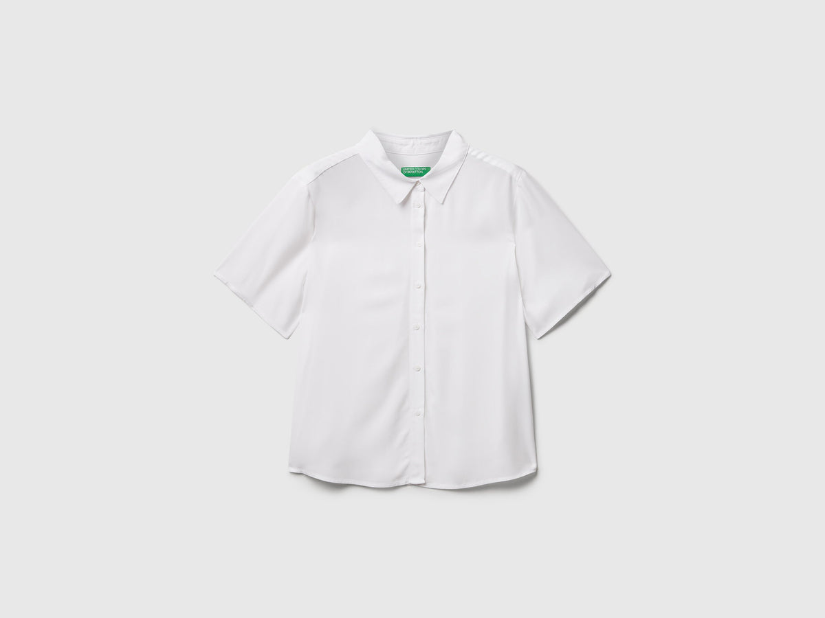 Camicia manica 3/4 in viscosa