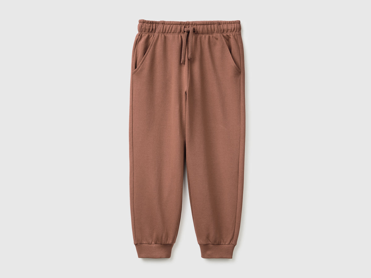 Joggers in felpa 100% cotone