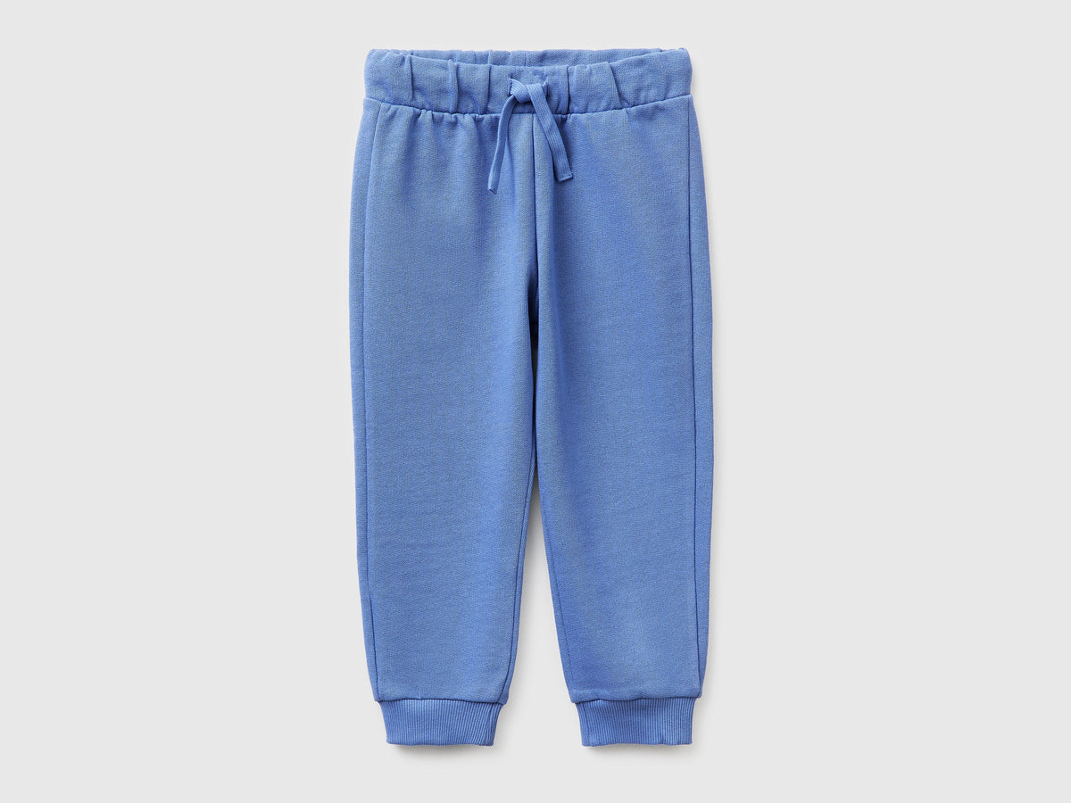 Pantaloni in cotone bio con logo
