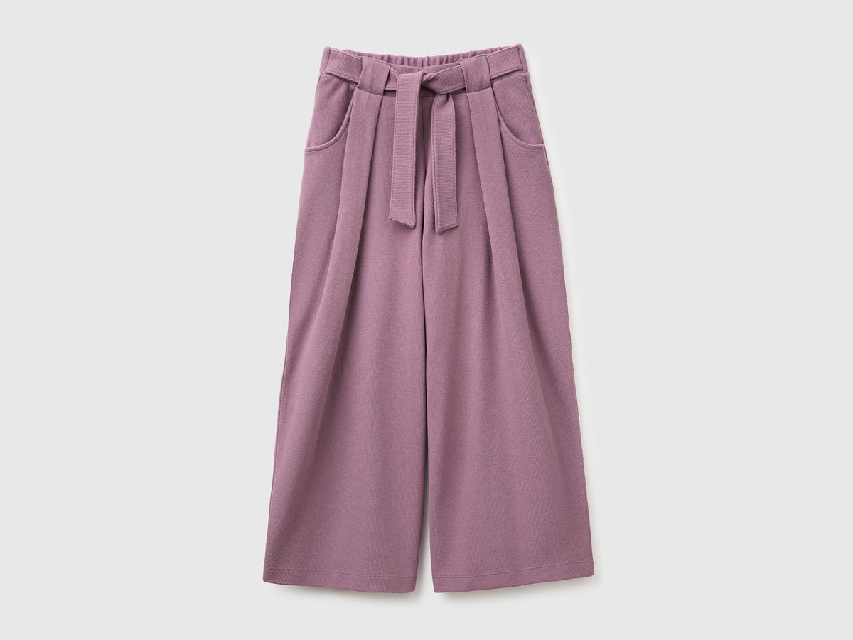 Pantaloni con fusciacca in caldo cotone