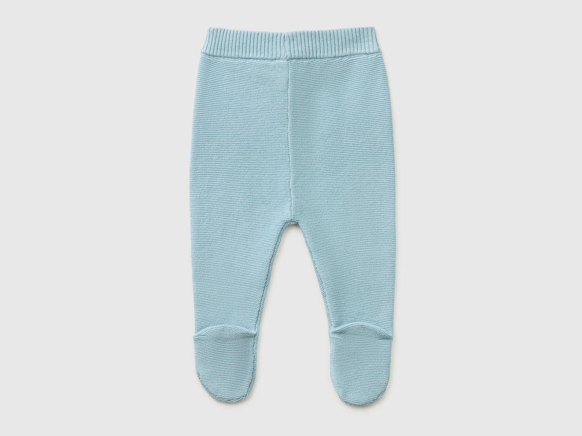 Pantaloni in maglia di cotone bio