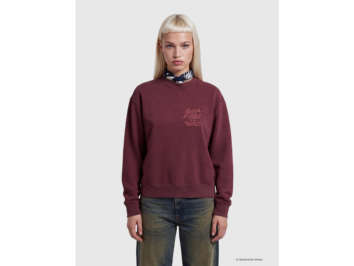 Felpa vintage con ricamo western