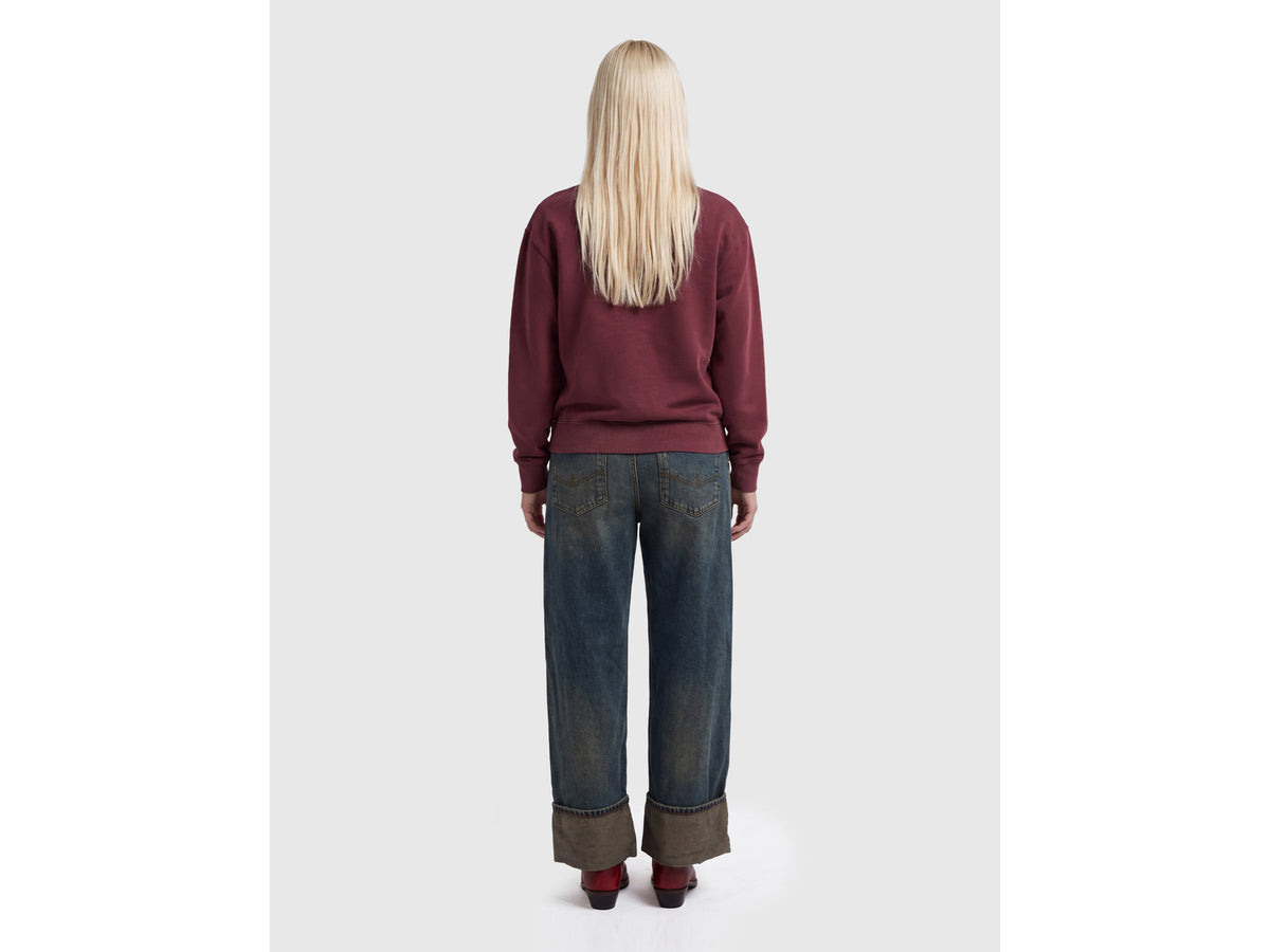 Felpa vintage con ricamo western