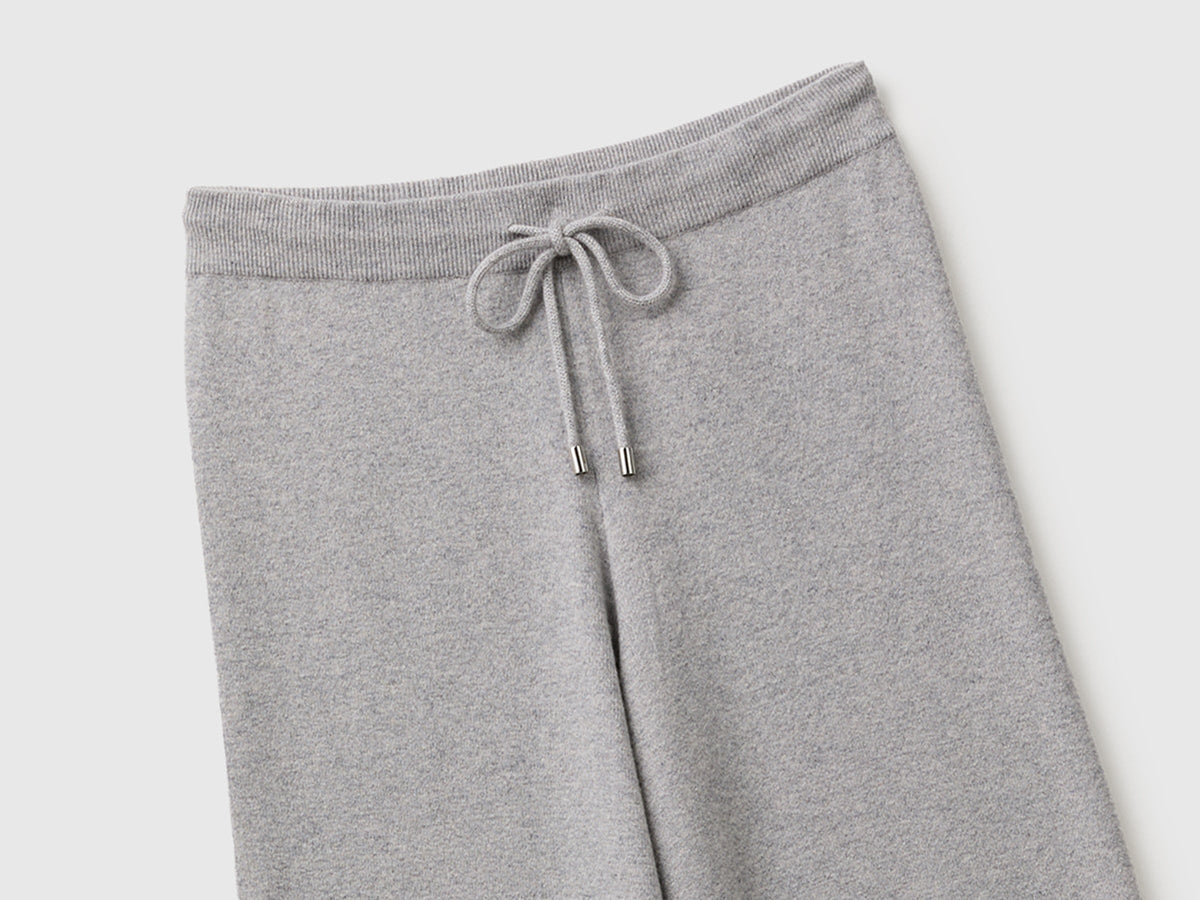 Pantaloni in maglia di misto cashmere