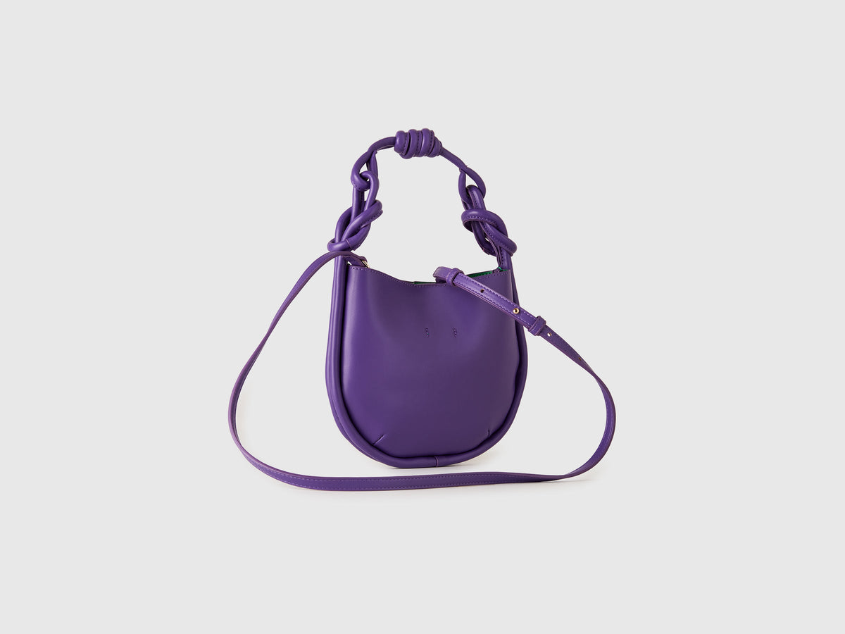Mini borsa hobo viola