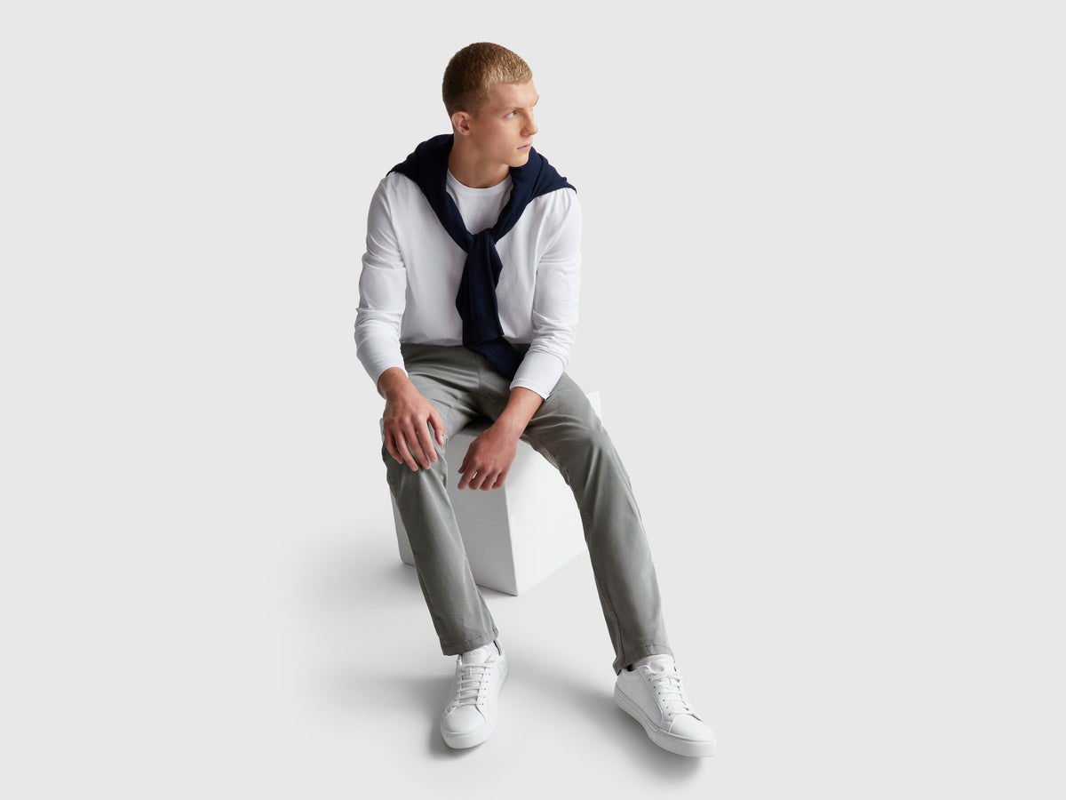 Chino slim fit in cotone