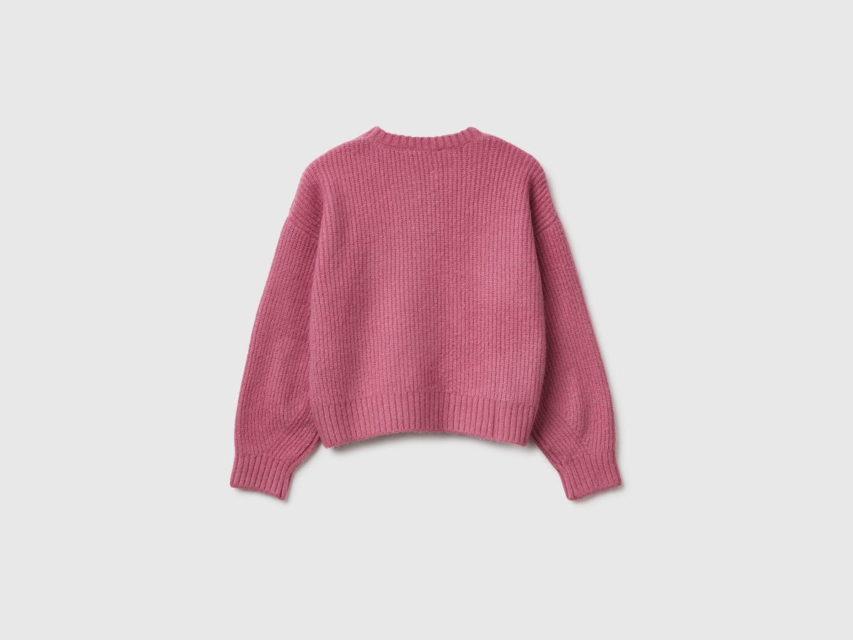 Maglione in misto cotone stretch
