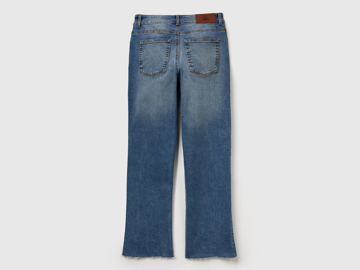 Jeans cropped in cotone