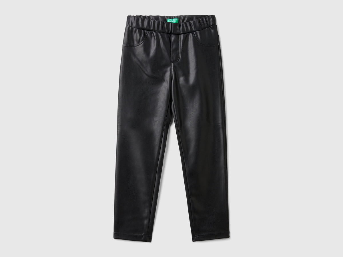 Pantaloni in tessuto spalmato