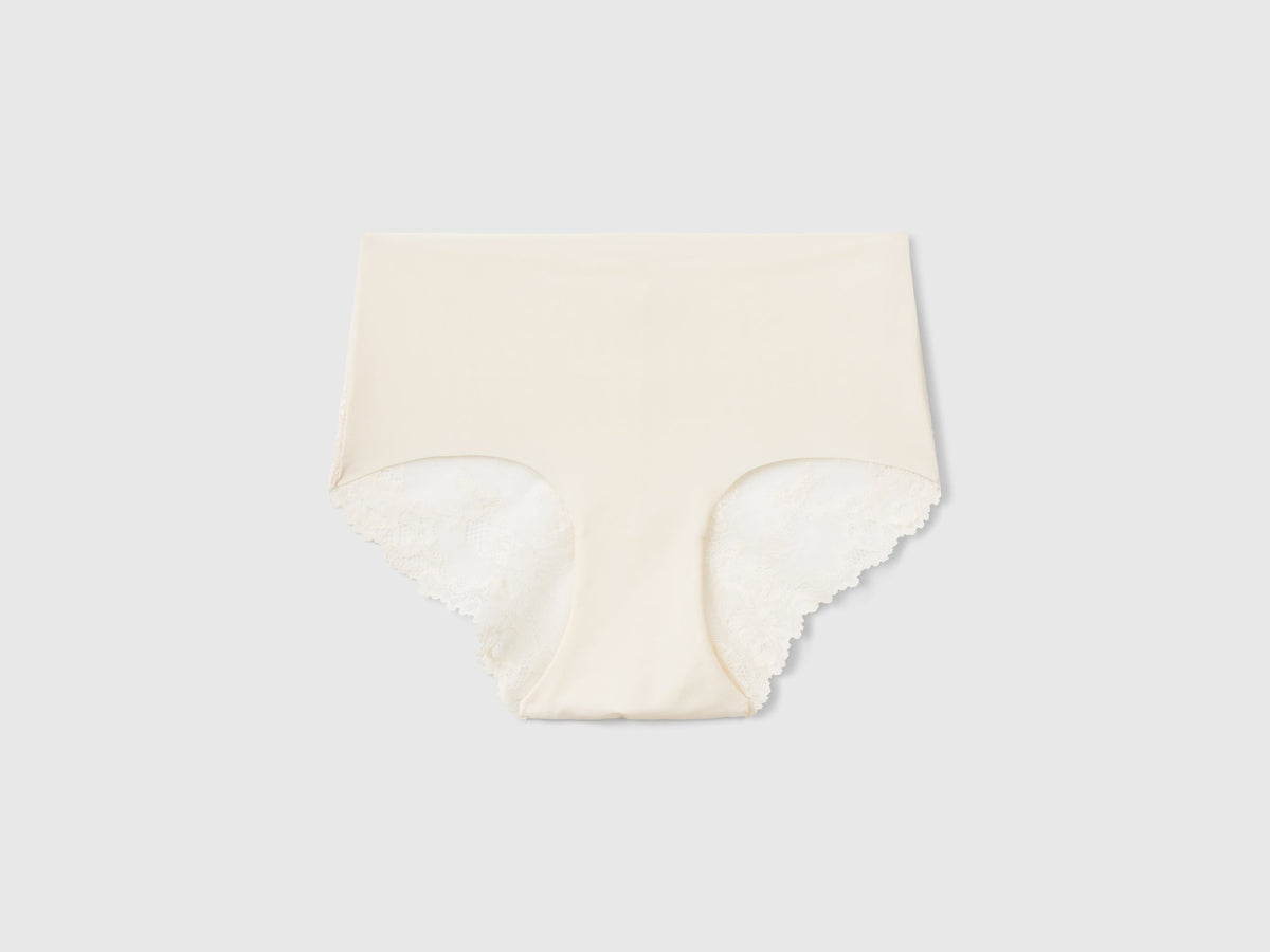 Culotte elasticizzate con pizzo