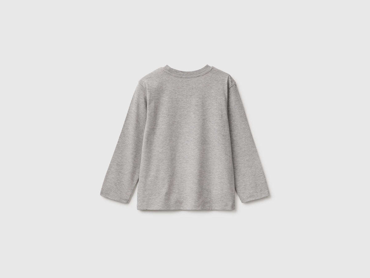 T-shirt manica lunga con stampa