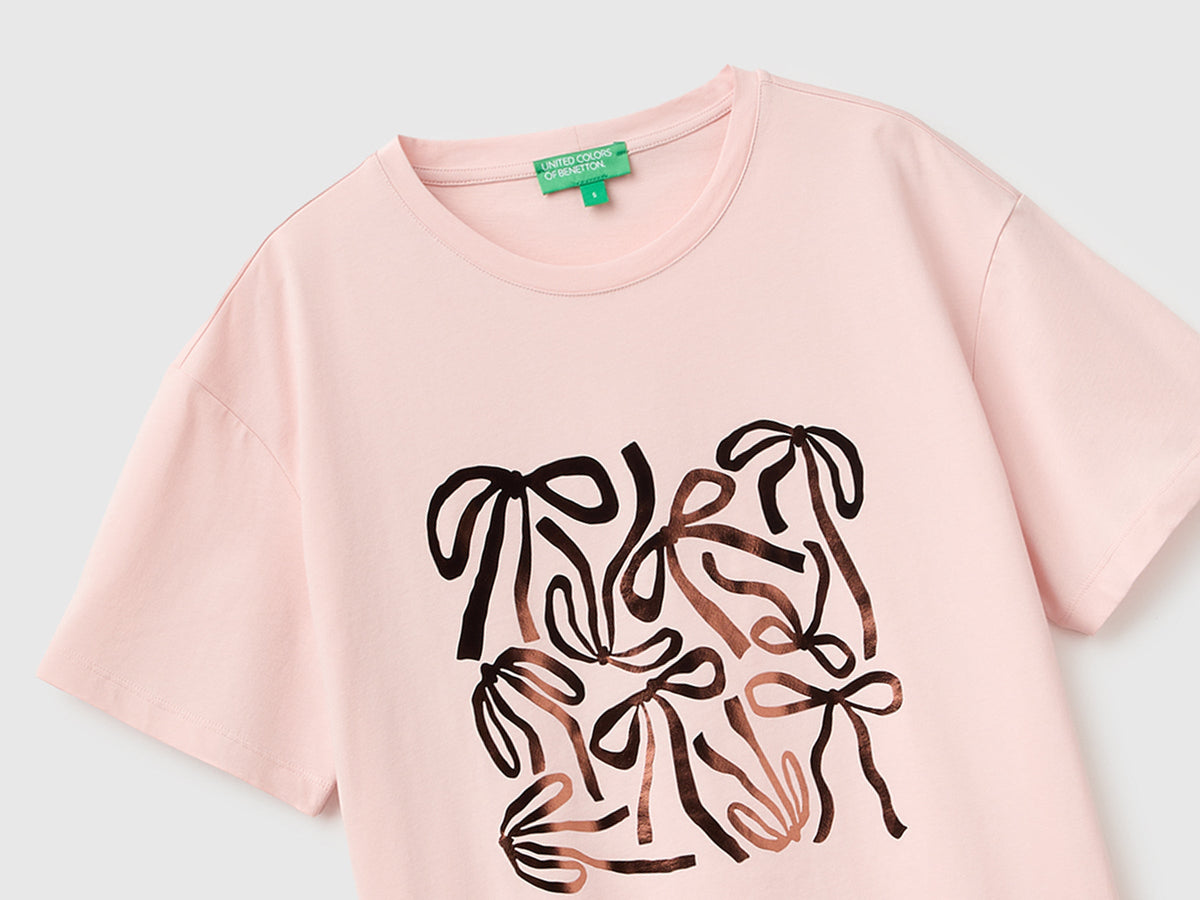 T-shirt over fit con stampa