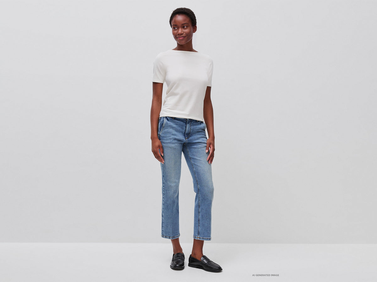 Jeans a trombetta