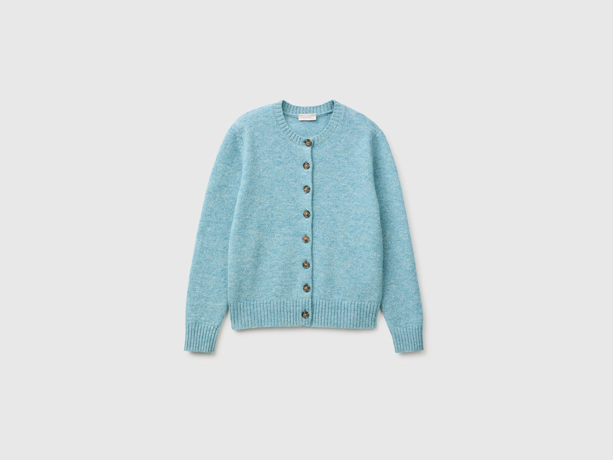 Cardigan 100% lana Shetland