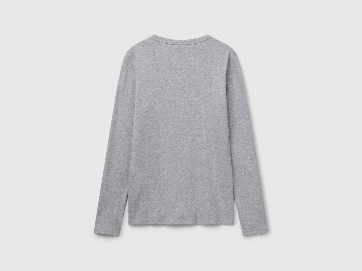 T-shirt manica lunga 100% cotone