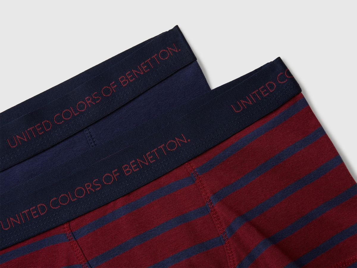 Due boxer in cotone stretch
