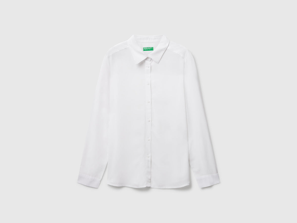 Camicia regular fit in viscosa