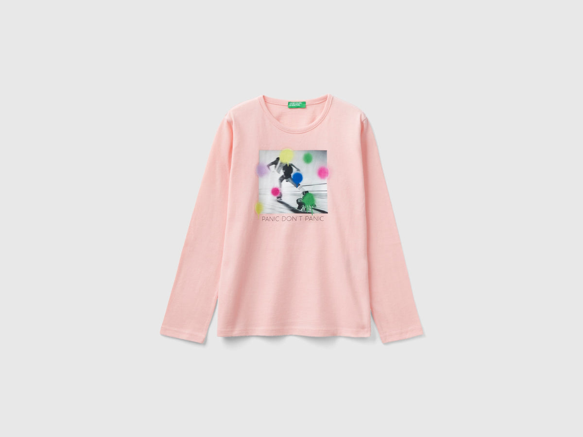 Calda t-shirt con stampa fotografica
