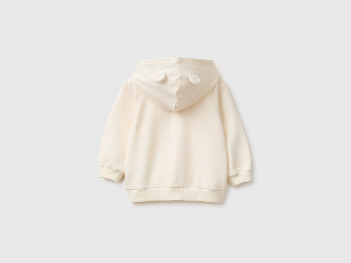 Felpa con zip e cappuccio