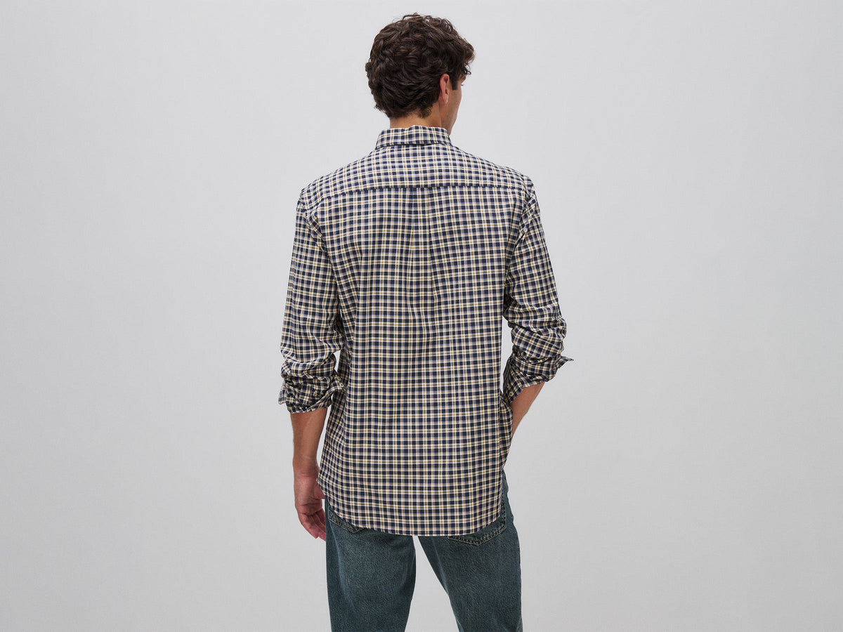 Camicia button down in flanella 100% cotone bio