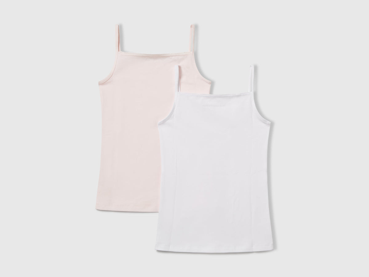Due canotte intime in cotone stretch