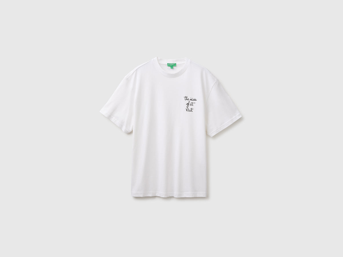 T-shirt relaxed fit con stampa