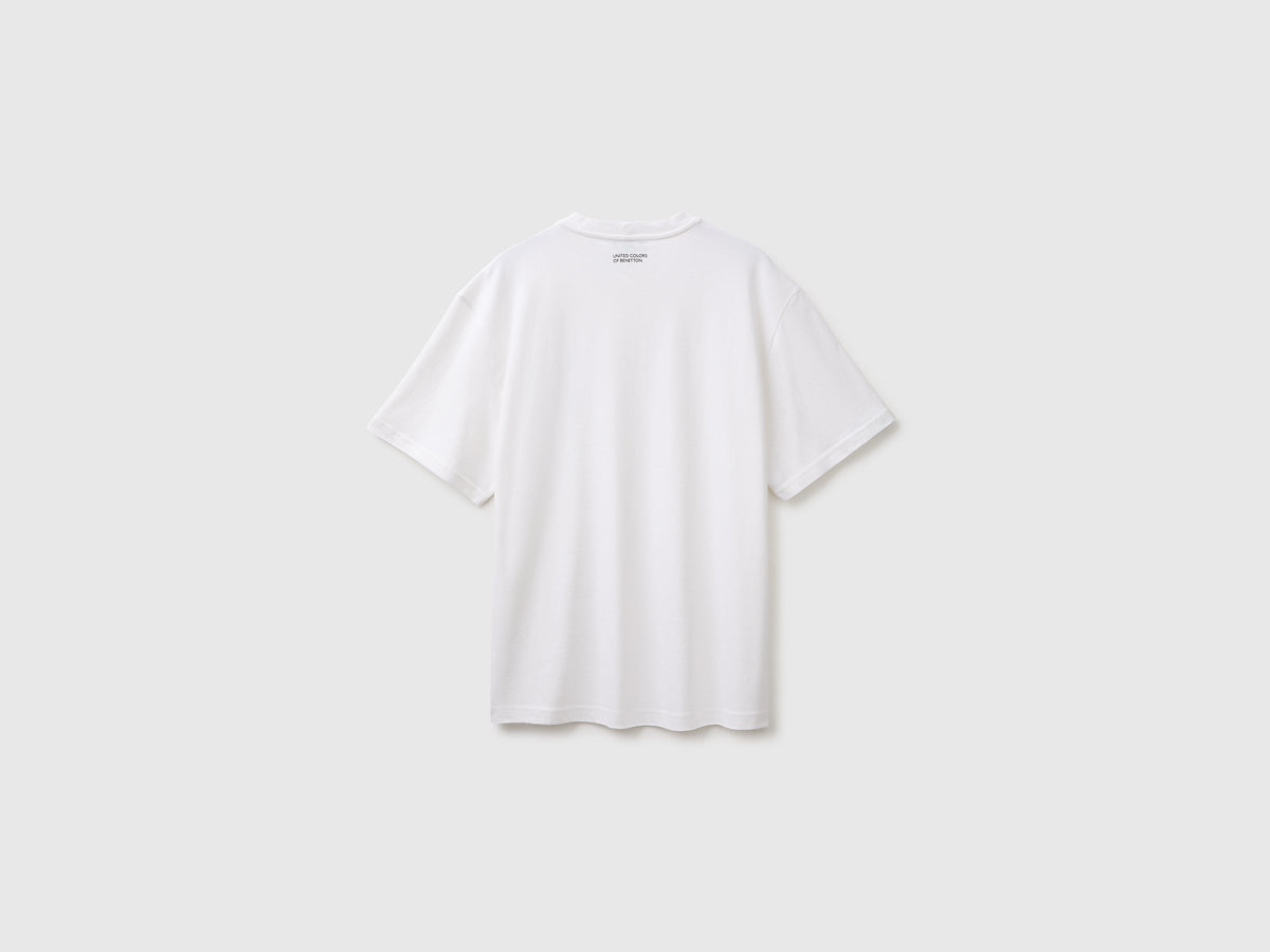 T-shirt relaxed fit con stampa