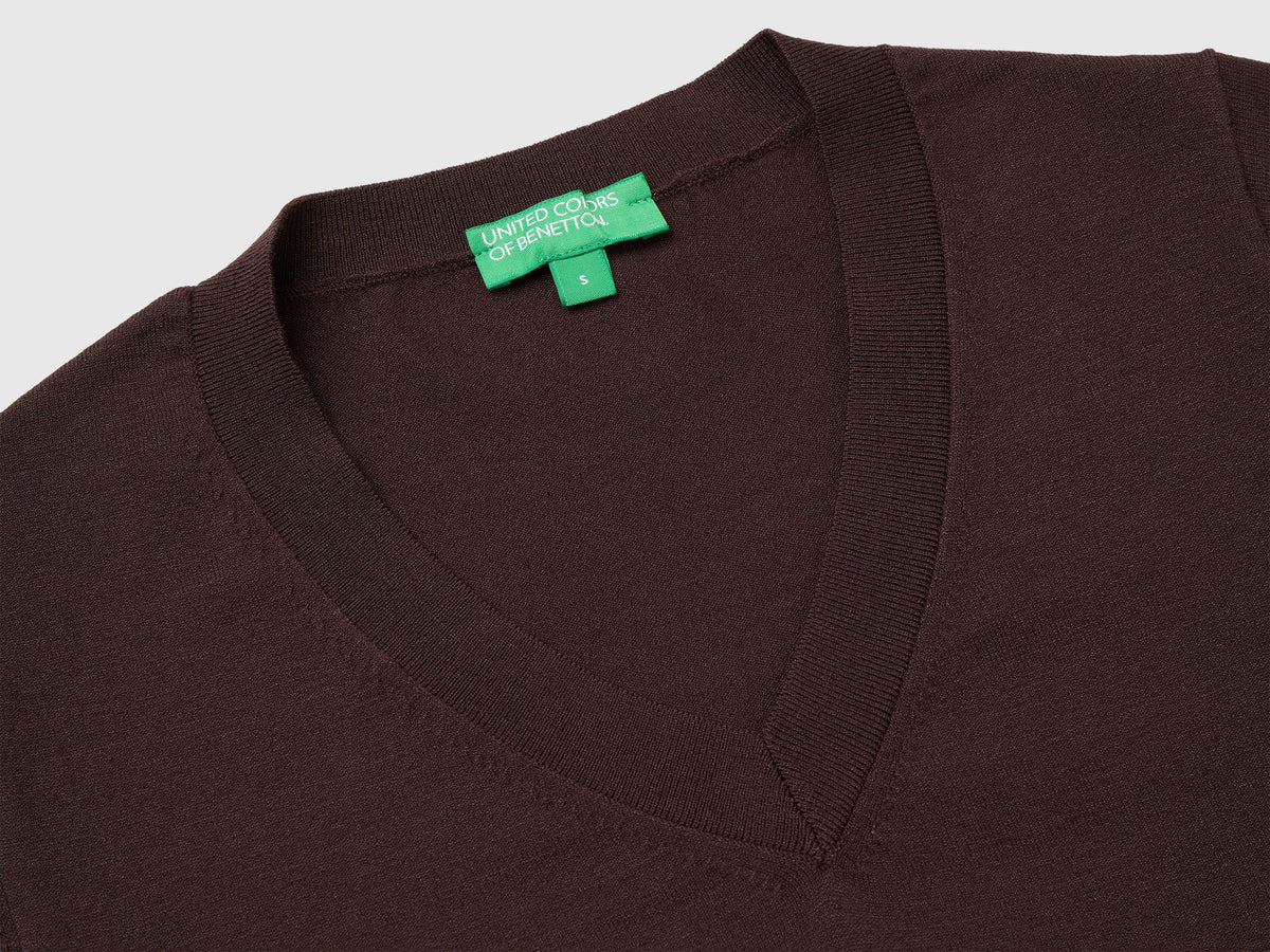 Maglia tricot a manica corta