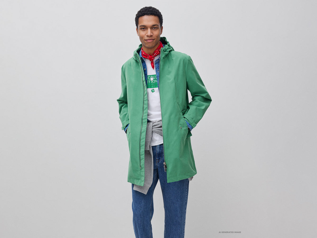 Parka leggero in nylon