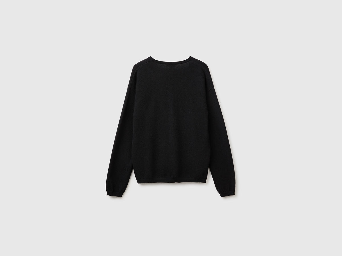 Cardigan in misto lana e cashmere