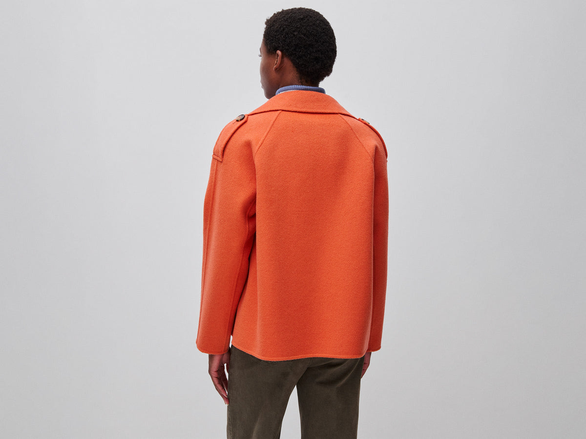 Cappotto corto doppiopetto