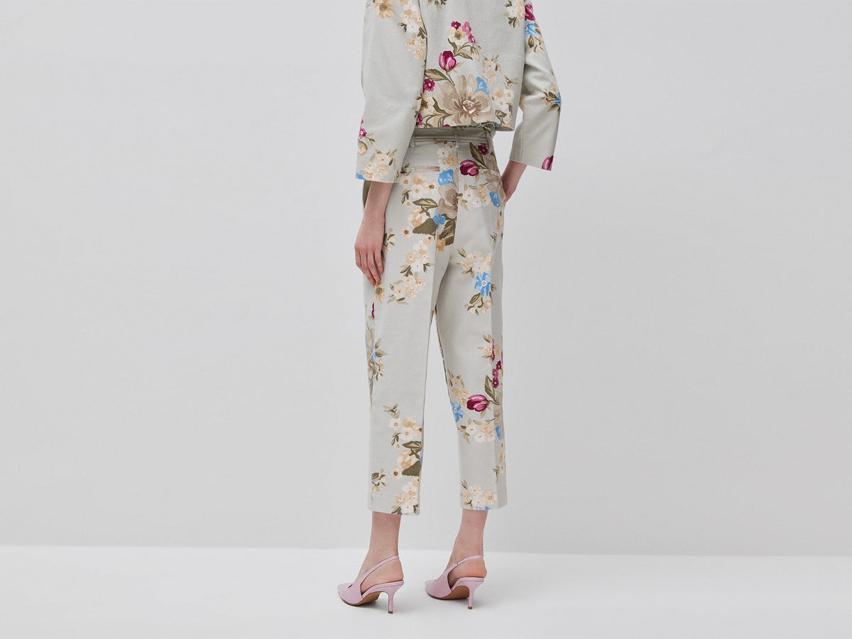 Pantaloni a fiori