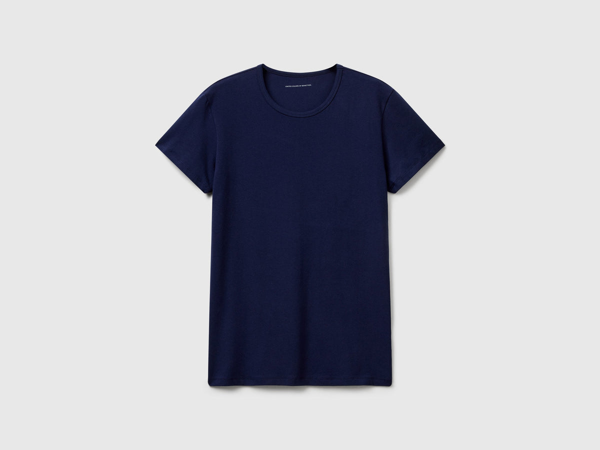 T-shirt in cotone stretch