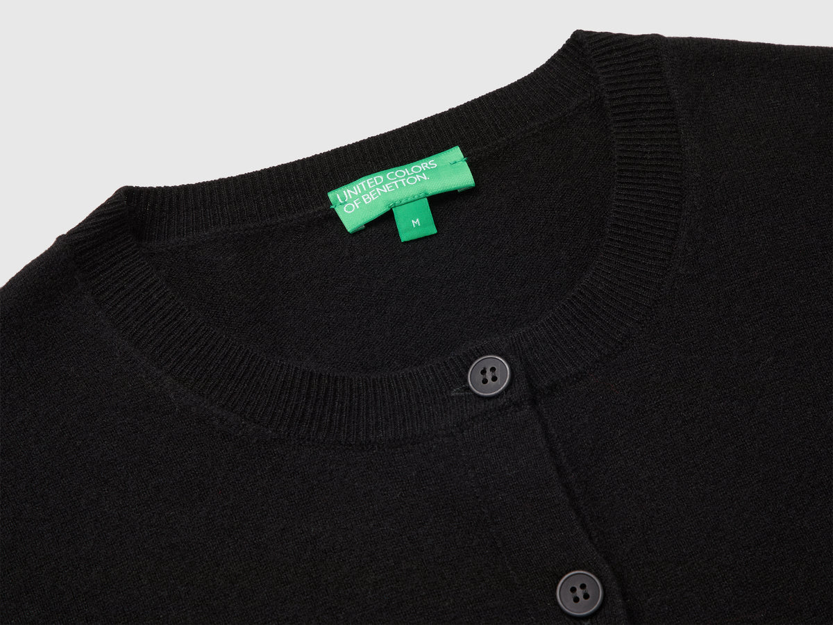 Cardigan in misto cashmere