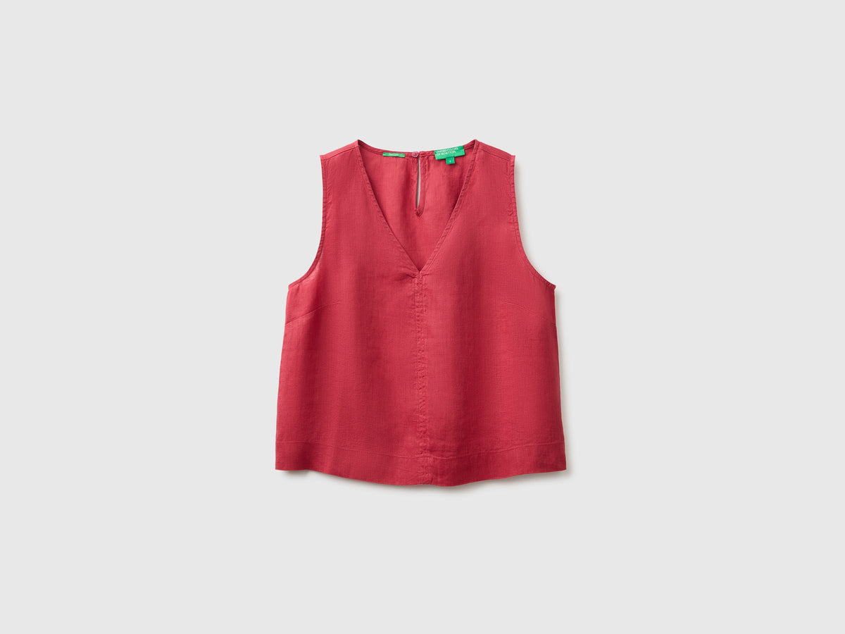 Top in puro lino