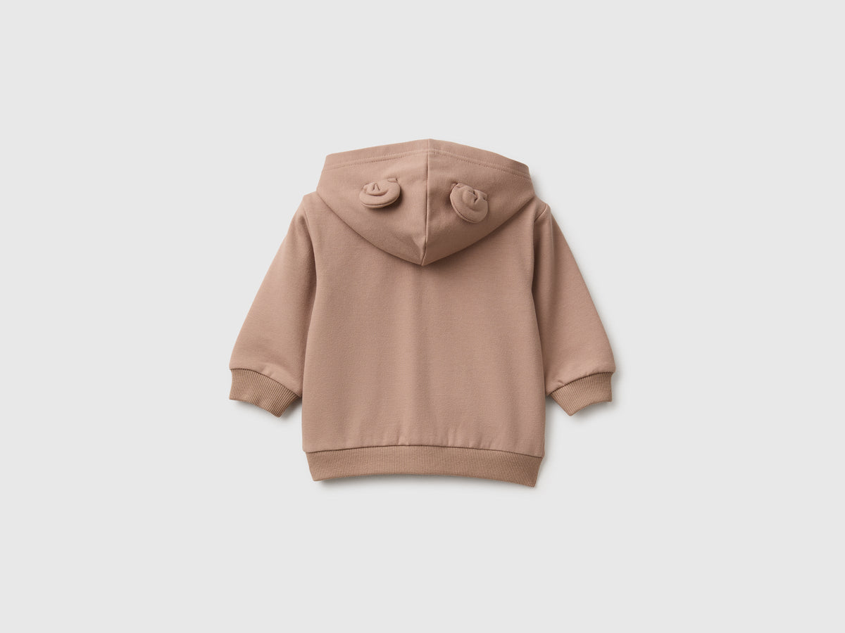 Felpa con zip e cappuccio