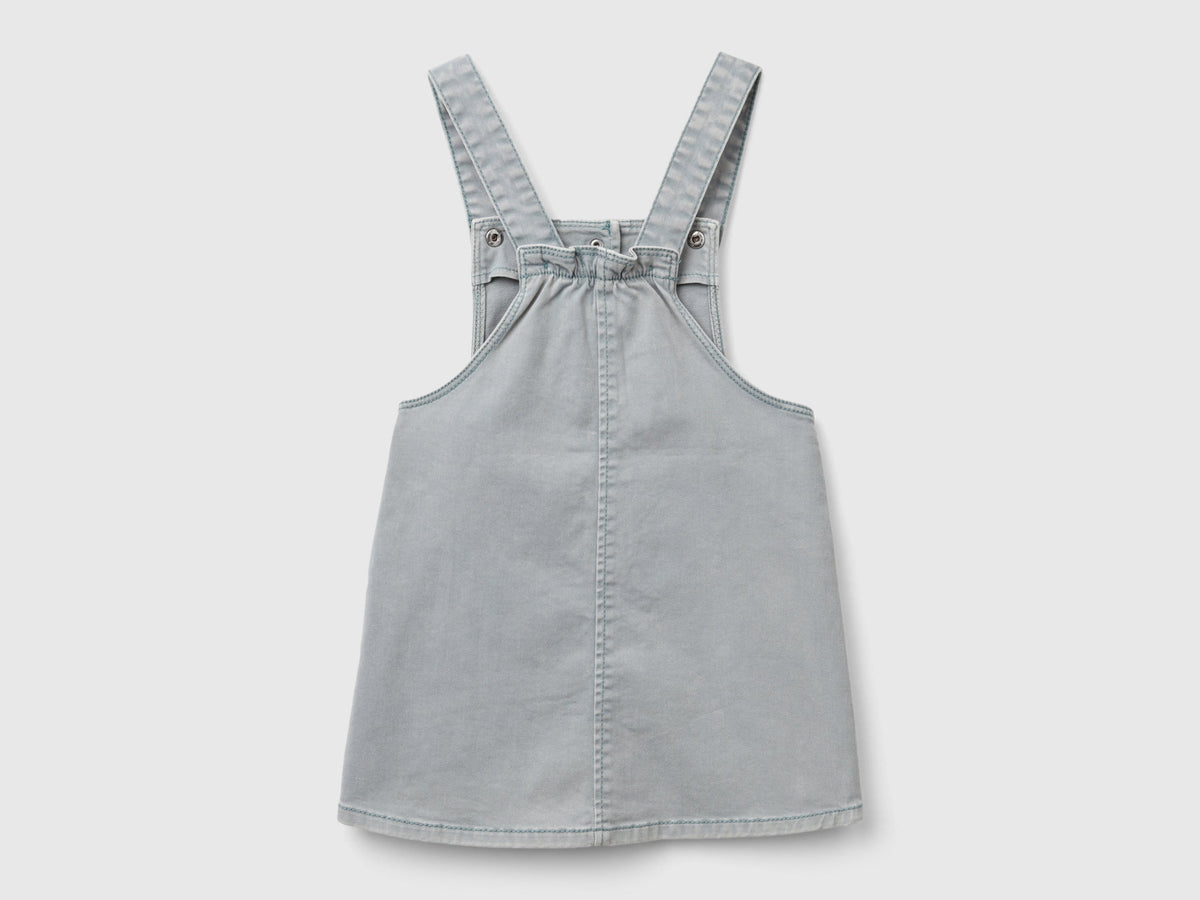 Vestito salopette in cotone stretch
