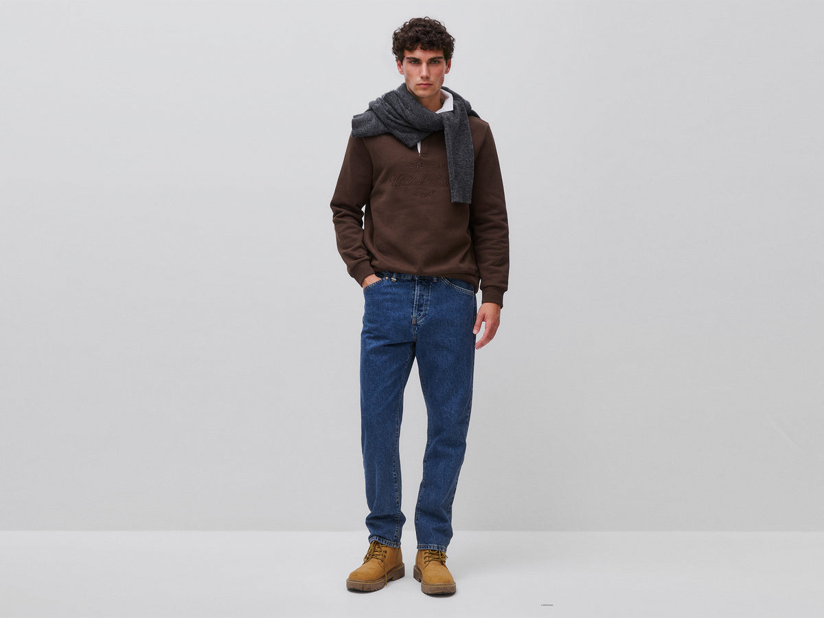 Jeans regular fit 100% cotone